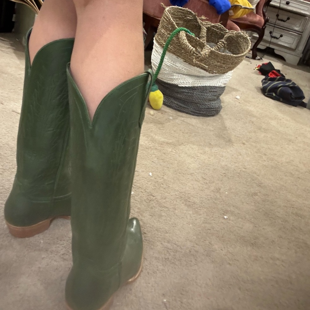 Black Star Hunter Green Boot Size 8 - Picture 7 of 11